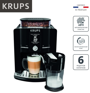 Кофемашина Krups Espresseria EA829810 черный