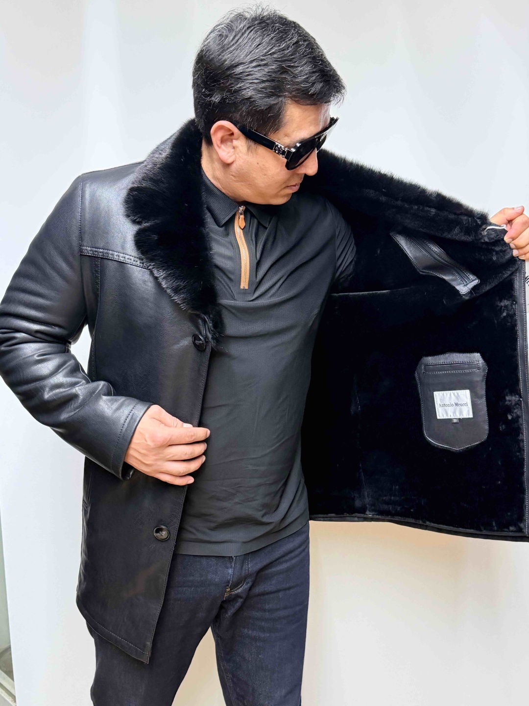 Дубленка MARIO CASSEL черный