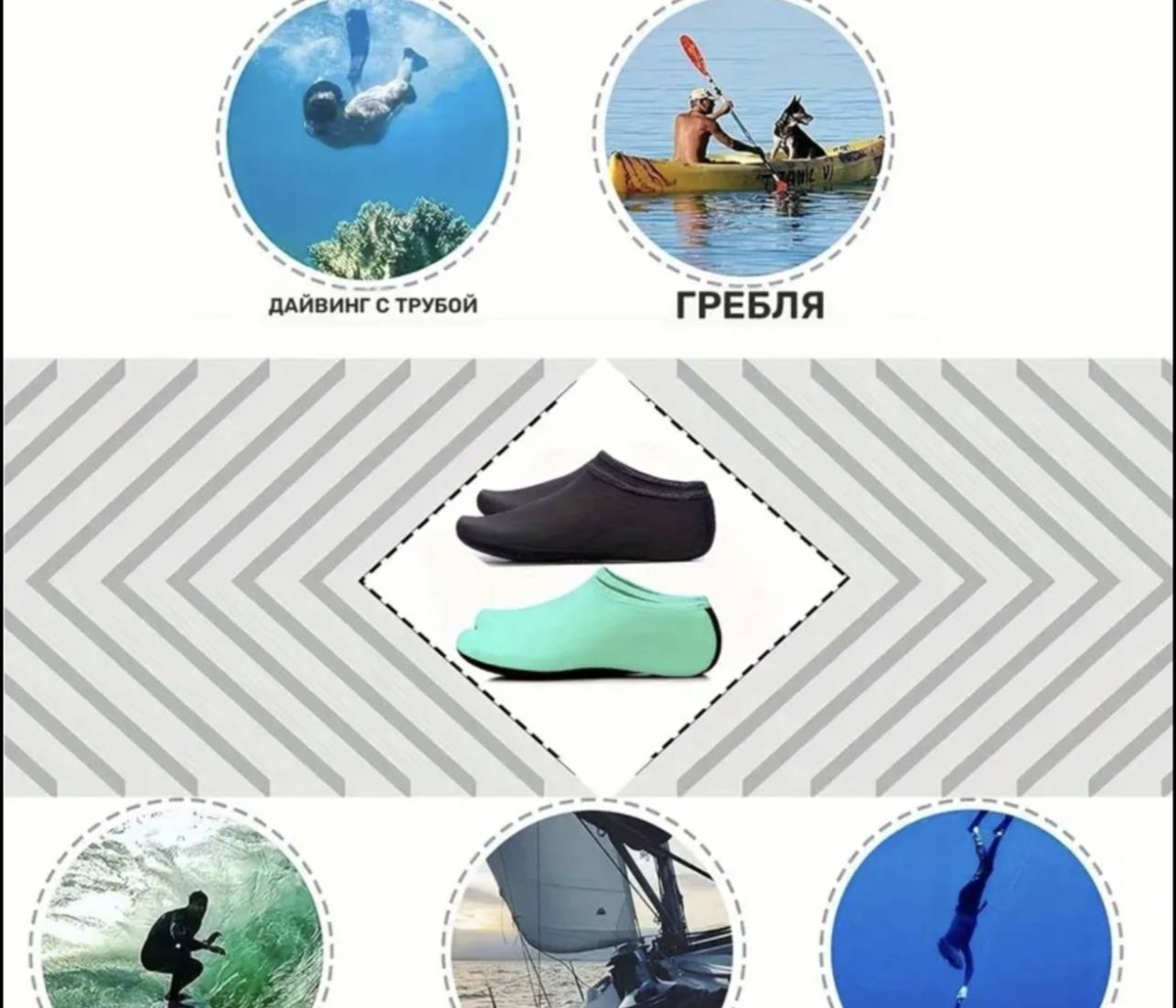 Балетки бирюзовый
