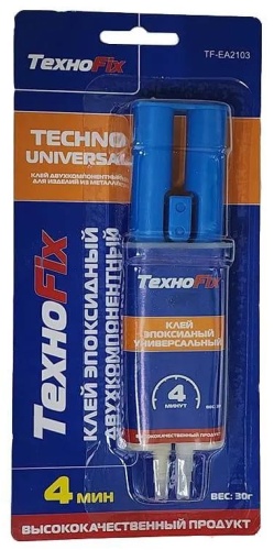 Клей ТехноFIX эпоксидный двухкомпонентный 30 г
