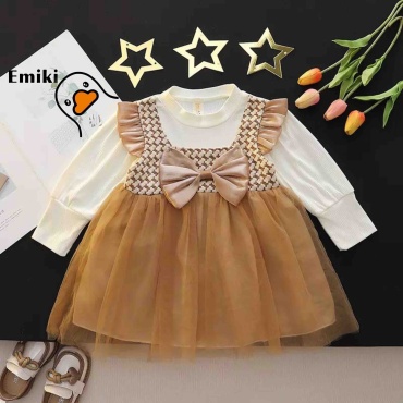 Повседневное платье Emiki коричневый
