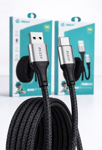 Кабель USB TypeC (M), USB 2.0 (M), 2 м, ZE-V392 PD30W черный
