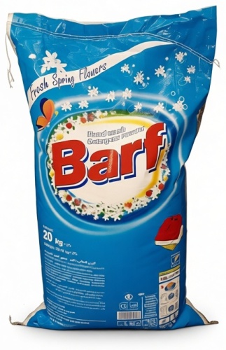 Стиральный порошок Barf для белых и светлых тканей Барф 20 кг