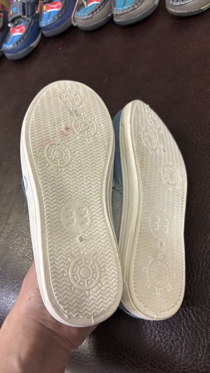 Слипоны голубой