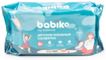 Детские влажные салфетки Babiko Babiko 100 шт