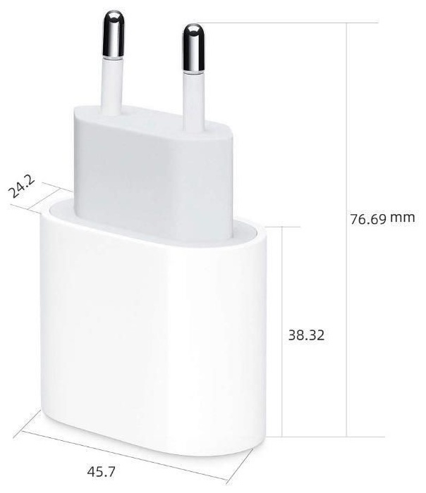 Зарядное устройство Адаптер micro USB белый