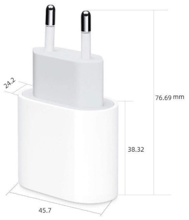 Зарядное устройство Адаптер micro USB белый