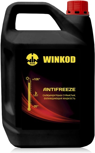 Антифриз Winkod Antifreeze красный (розовый) G-11 8 л