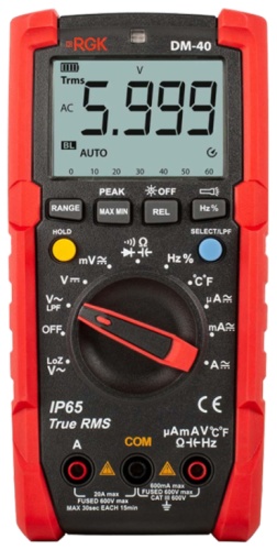 RGK мультиметр DM-40, цифровой