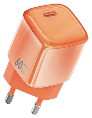 Зарядное устройство WIWU G037 СЕТЕВОЙ БЛОК USB Type-C 60 Вт оранжевый