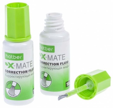 Корректор штрих Hatber X-MATE 10ml 1 шт