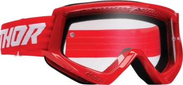 THOR Combat Racer Goggle красный, белый