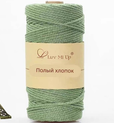 Хлопковый шнур Авокадо 100 м 200 г