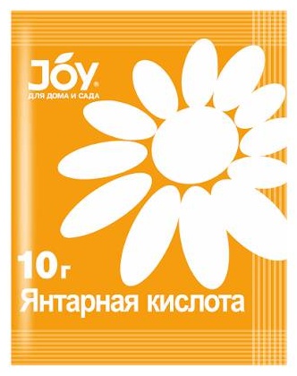 JOY порошок Янтарная кислота 0.01 кг