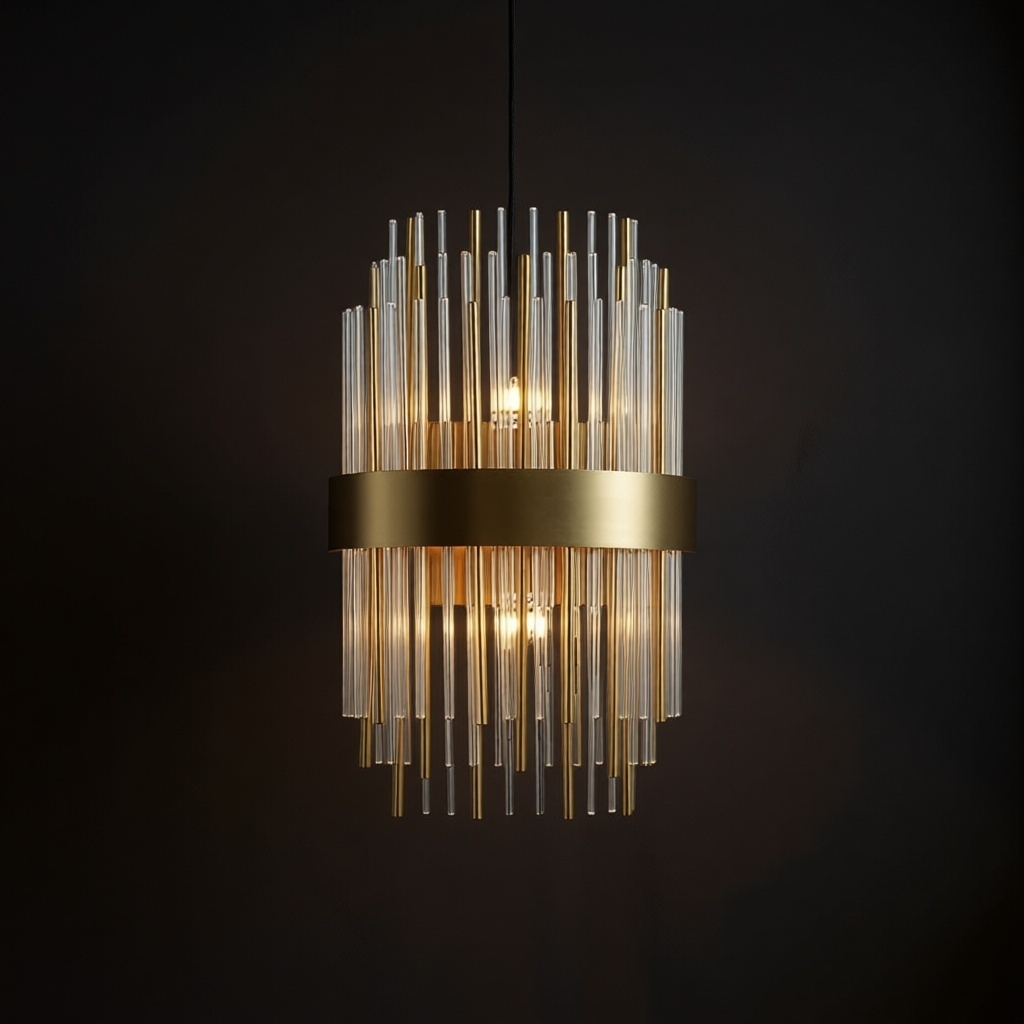 Бра настенный ArsLight E14, золотистый