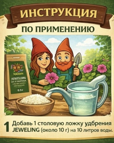 Удобрение Jeweling гранулы Удобрение для петунии