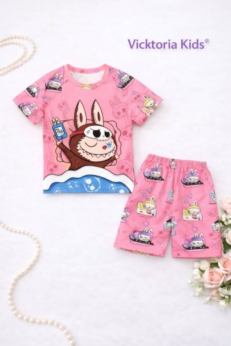 Пижама Vicktoria Kids Лабубу розовый