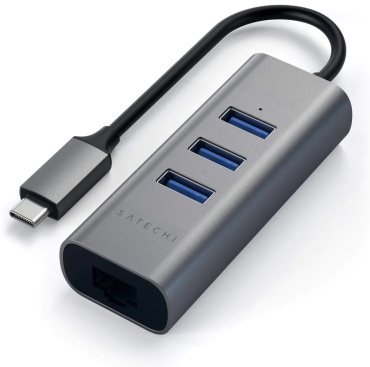 Док-станция Satechi ST-TC2N1USB31AM серый