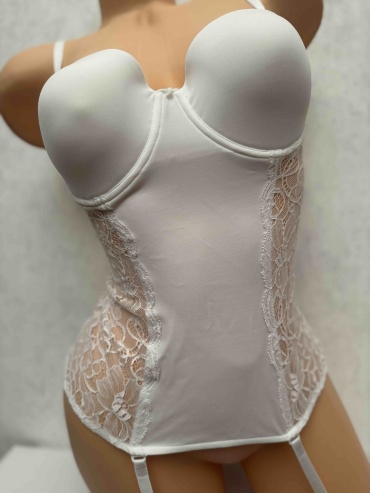 Корсет Andres Sarda белый, пастель