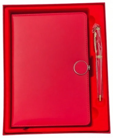 Ежедневник Jooydoo Circle, A5, 120 л, красный