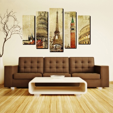 Room Art KZ модульная картина Столичная архитектура 165x95 см