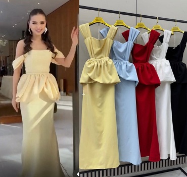 Вечернее платье Lady Style голубой