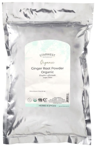 Starwest Botanicals органический порошок из корня имбиря 453.6 г
