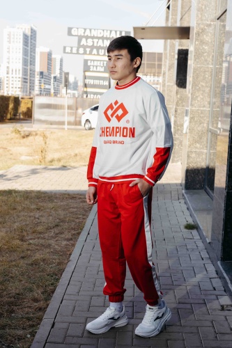 Спортивный костюм CHEMPION красный, белый