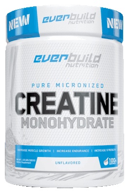Креатин Everbuild Nutrition Pure Micronized Creatine Monohydrate нейтральный 500 г