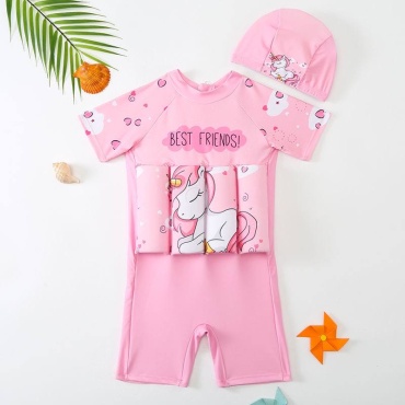 Слитный купальник Asairi kids розовый