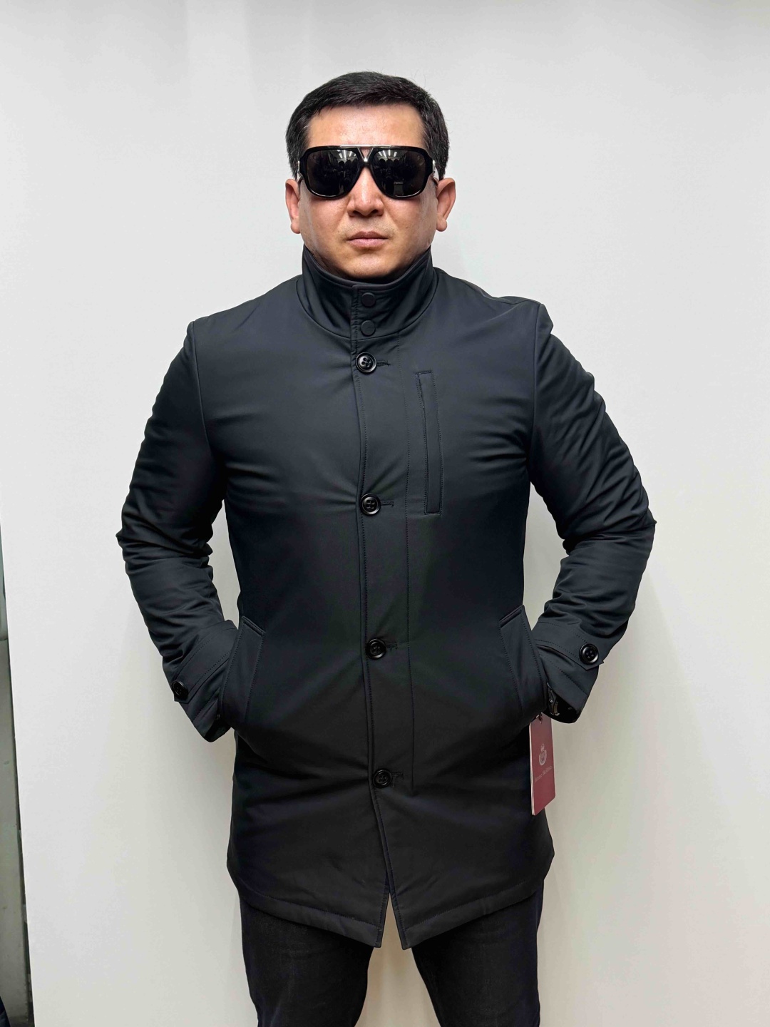 Тренчкот MARIO CASSEL черный