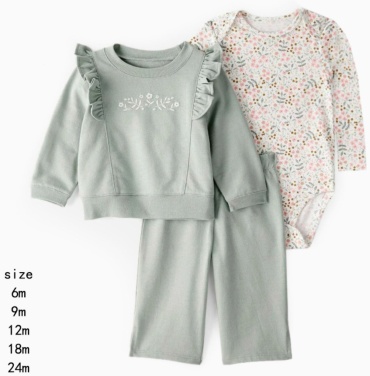 Комплект carters love белый, фисташковый
