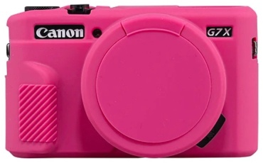 Чехол для Canon PowerShot G7 X Mark III розовый
