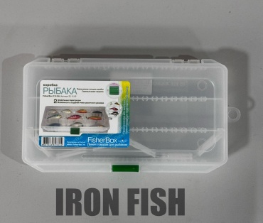 Коробка для приманок FisherBox MB-FB-216sh прозрачный