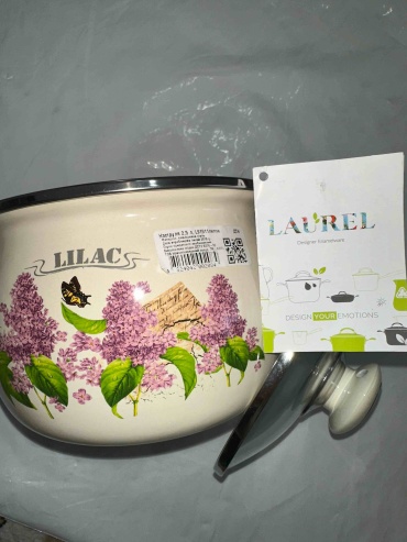 Кастрюля 2.5 л, LAUREL 561436636 нержавеющая сталь