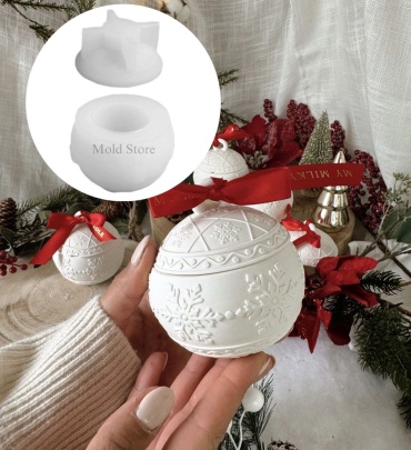 Mold Store Новогодний шар силикон