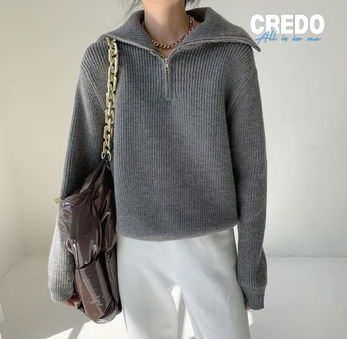 Свитер CREDO серый