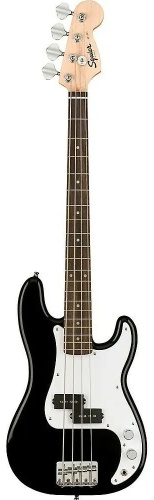 Fender бас-гитара Mini Precision Bass Laurel Fingerboard Black черный