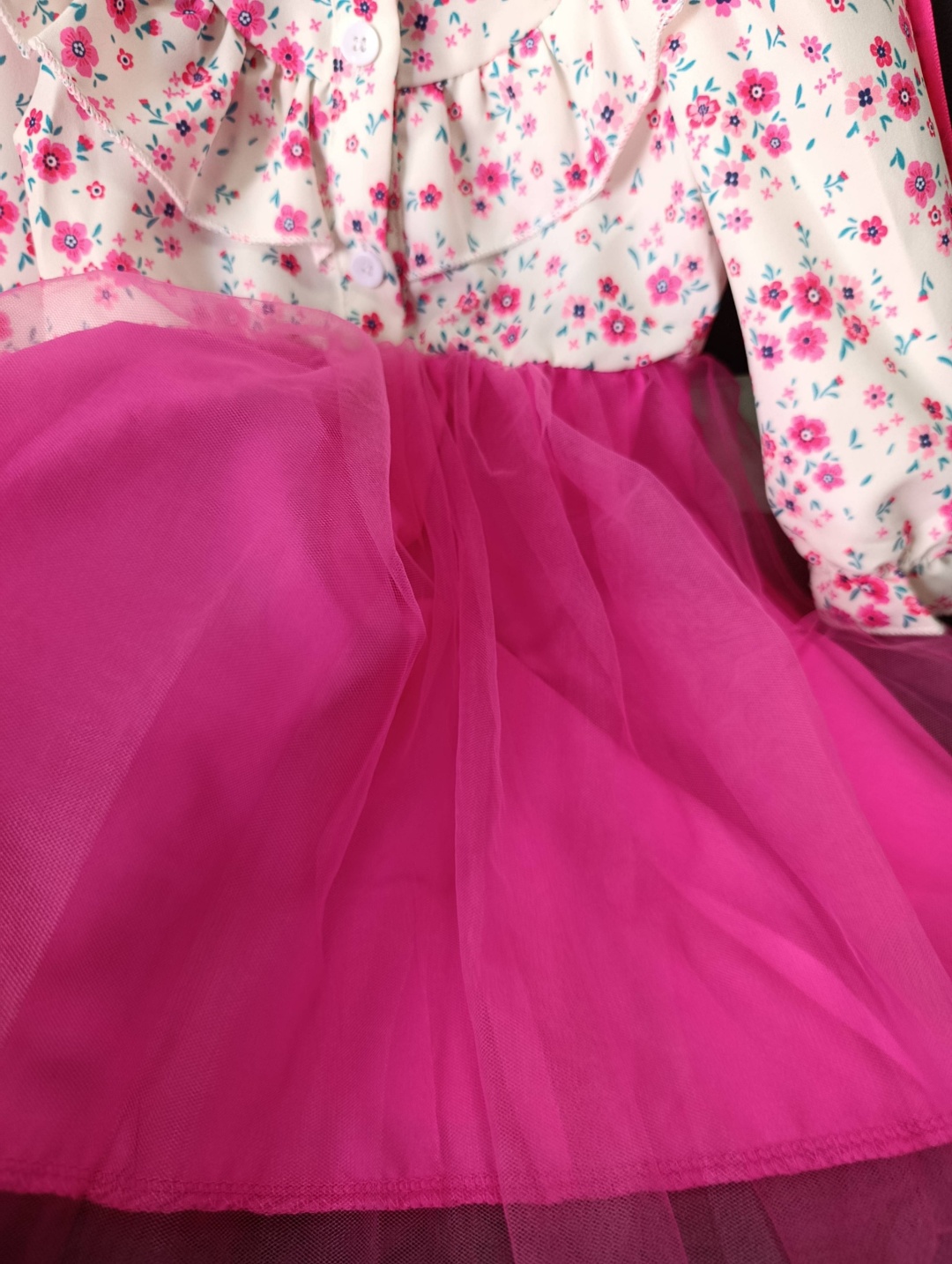 Нарядное платье темно-розовый