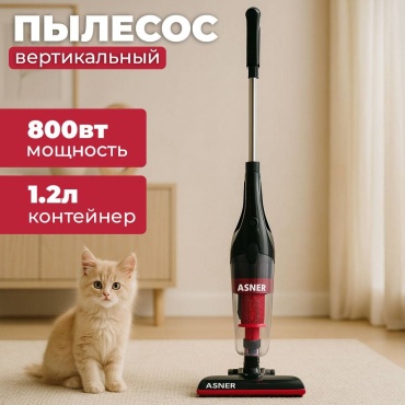 Пылесос ASNER ANN-080 черный, красный