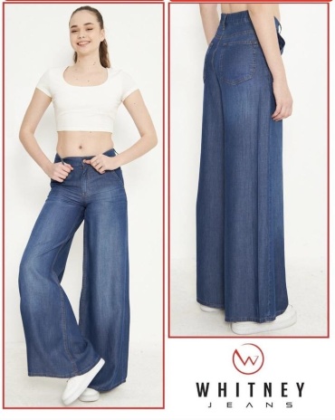 Джинсы палаццо WHITNEY JEANS темно-синий