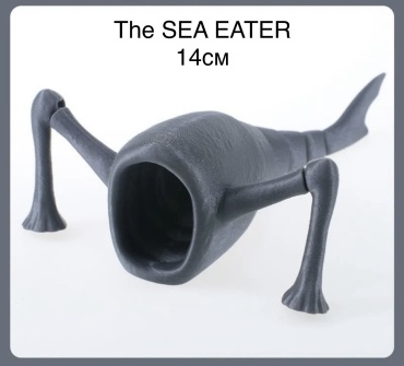 Морской монстр The Sea Eater, подвижная игрушка антистресс 14 см 1 шт