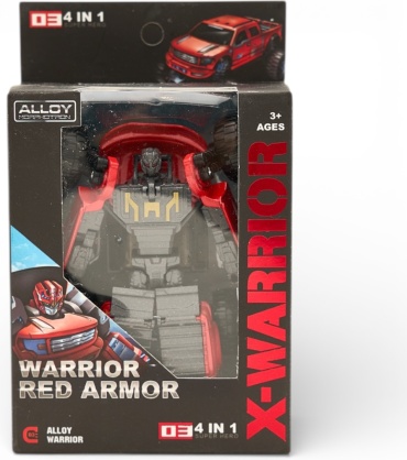 Трансформер Changerobot X Warrior - Pickup красный (С), высота 8 см