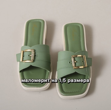 Шлепанцы YgunSei зеленый