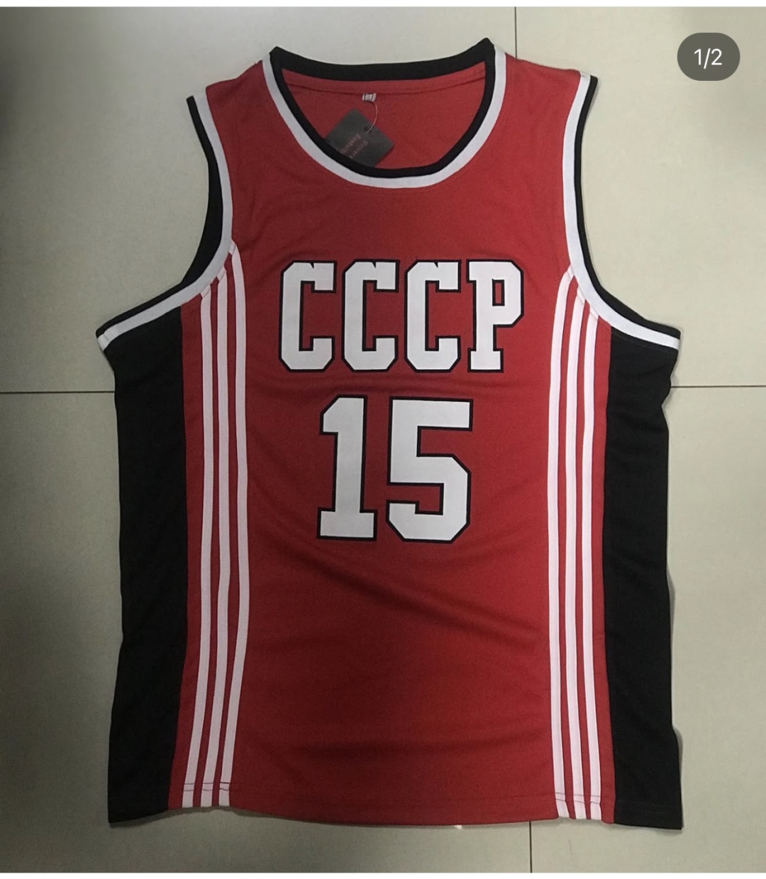 Майка 002 красный 52