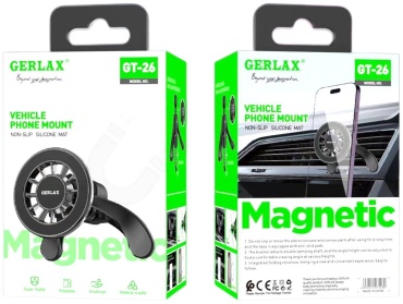 Магнитный держатель GERLAX GT-26 черный
