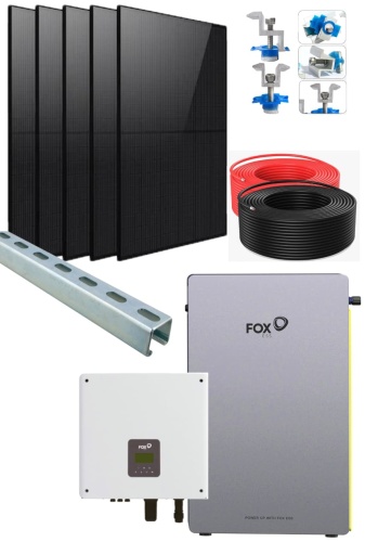 STROXX Energy монокристалл 5000 Вт, 39.1 В, 108 (12х9) панель 1762х1134х30 мм
