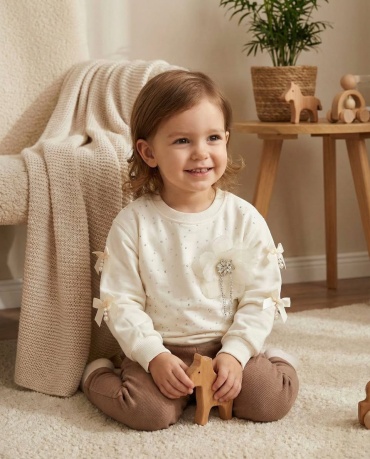Свитшот Child store бежевый