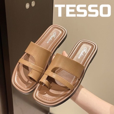 Шлепанцы TESSO коричневый