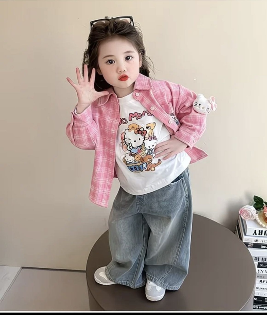 Рубашка Hello Kitty розовый